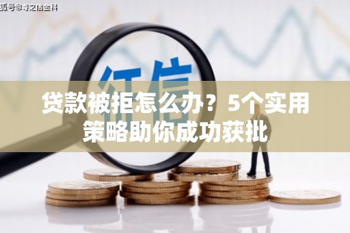 颍泉贷款被拒怎么办？5个实用策略助你成功获批