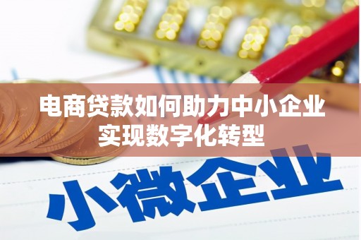 通山电商贷款如何助力中小企业实现数字化转型