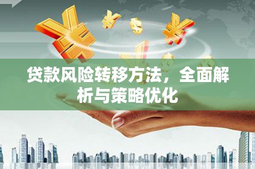 东凤贷款风险转移方法，全面解析与策略优化