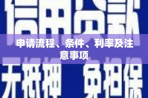 港南申请流程、条件、利率及注意事项