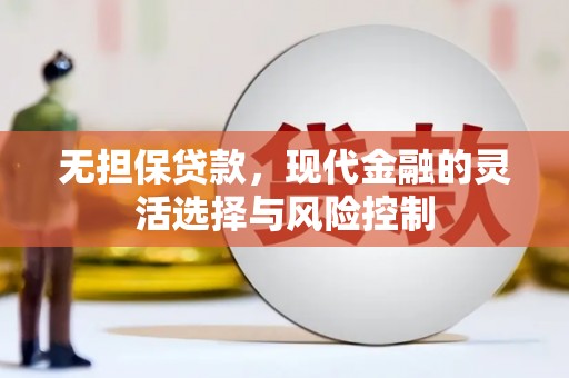 泗阳无担保贷款，现代金融的灵活选择与风险控制