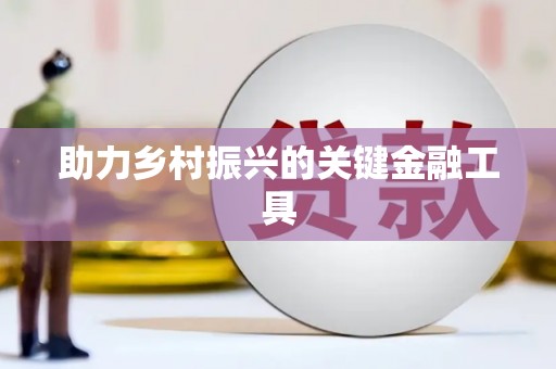 南安助力乡村振兴的关键金融工具