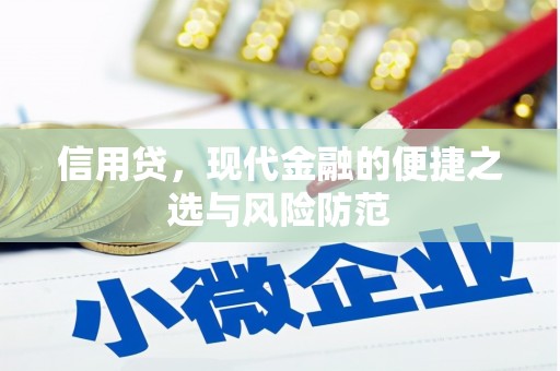 栖霞信用贷，现代金融的便捷之选与风险防范