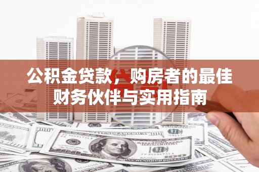 舟山新区公积金贷款，购房者的最佳财务伙伴与实用指南
