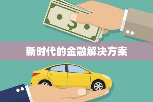 龙崎新时代的金融解决方案