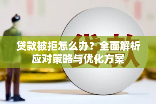 榆树贷款被拒怎么办？全面解析应对策略与优化方案